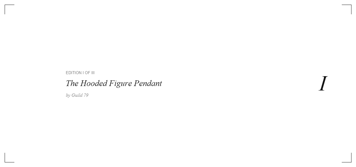 Minimal style print card, front